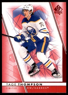 2022-23 SP Authentic Limited Red Tage Thompson Buffalo Sabres #72 - Image 1 of 2