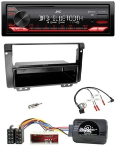 JVC Bluetooth USB DAB Lenkrad Autoradio für Landrover Freelander 2004-2006 - Bild 1 von 9