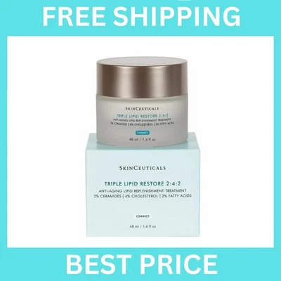 SKINCEUTICALS ТРОЙНОЙ ЛИПИД ВОССТАНОВЛЕНИЯ 2:4:2 1,6 УНЦИЙ ЗАПЕЧАТАННЫЙ НОВЫЙ В КОРОБКЕ - Изображение 1 из 3