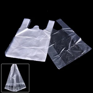 55 24*32cm Plastic T-Shirt Retail Shopping Supermarket Bags Handles Packaging-ml - Picture 1 of 12