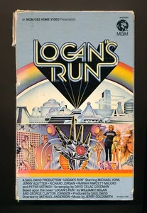 Logan's Run Vintage US VHS MGM CBS Home Video Michael York Sci-Fi Classic 1981 - Picture 1 of 4