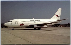 Airplane Viscount Air Service Boeing B-737-247 N4520W MSN 19617 Postcard - Picture 1 of 2