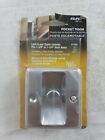 Prime-Line Products N 7161 Pocket Door Privacy Lock With Pull, Satin Chrome Bi &