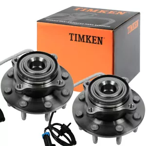 4WD TIMKEN Front Wheel Bearing and Hubs For Chevy Silverado GMC Sierra 2500HD H2 - Foto 1 di 14