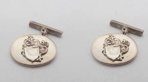 Moscow: Cufflinks Silver 925 - Heraldry - Badge Noble - Shield - Picture 1 of 2