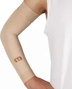 MGANG Lymphedema Compression Arm Sleeve for Women Men, Opaque, 15-20 mmHg Compre - Picture 1 of 12