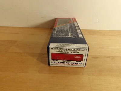 HO Branchline Blueprint 1007 Illinois Central 50' Box Car 25685  - Image 1 of 2