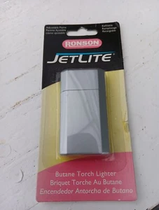 Ronson JetLite Butane Torch Lighter Gray ST 2 43511 - Picture 1 of 3