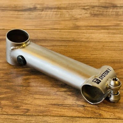 Vintage 90s Trek System 2 Threadless Chromoly Road Stem 130 1 1/8 10 Degree 26.0 - Image 1 of 4