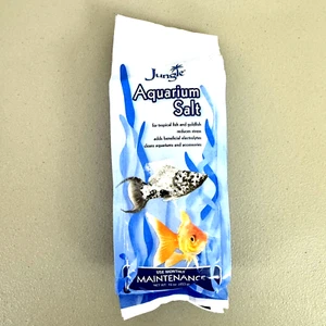 Jungle Aquarium Salt For Tropical Fish and Goldfish, 16 oz (Factory Sealed New) - Picture 1 of 4