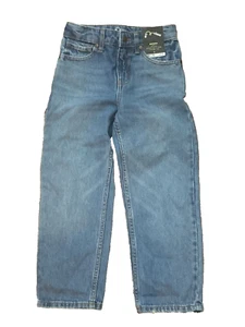 XK) Art Class Girl's Mid Rise Straight Leg Dad Jeans Medium Wash Size 5 - Picture 1 of 2