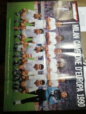 Poster Milan Campione D'Europa 1990