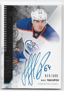 13/14 SP AUTHENTIC FUTURE WATCH AUTOGRAPH RC #265 Nail Yakupov #815/999 - Picture 1 of 1