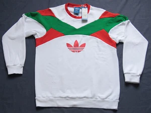 NOUVEAU pull Adidas vintage rétro sweat oldschool trèfle sweater archive - Picture 1 of 2