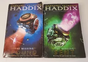 Books 1 & 2 The Missing Book Series by Haddix- FOUND & SENT Paperback - Foto 1 di 8