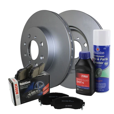 Front Brake Kit 262mm Rotors & Bosch Ceramic Pads For Acura Integra L4 Hatchback Foto 1 de 4