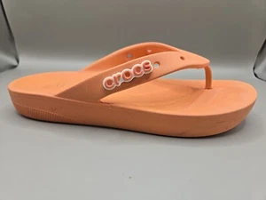 Crocs Women's Sandals Size 9Thong Strappy Flip Flop Orange Creamsicle  - Picture 1 of 17