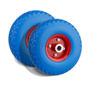 2x260mm PU Rad Sackkarre Sackkarrenrad Ersatzrad Bollerwagen Pannensicher 3.00-4