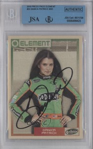 2010 Wheels Element Danica Patrick #59 JSA Certified Encased by BGS Auto