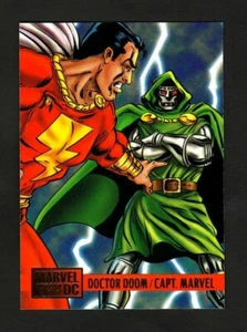 DC VS MARVEL COMICS BASE CARD 77 DOCTOR DOOM VS. CAPT. MARVEL - Bild 1 von 2