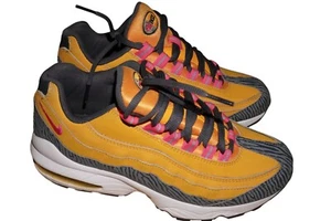 2013 Nike Air Max 95 Gold/Pink/Anthracite Running Shoes! Size 5.5Y - Picture 1 of 24