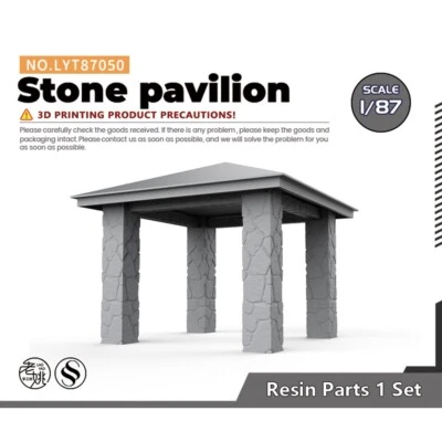 Yao's Studio 1/87 HO Stone pavilion For Train Sand Table Model Accessories - Image 1 of 4