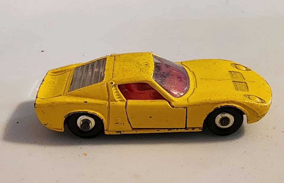 LAMBORGHINI MIURA сделано в Англии lesley редкая винтажная коллекционная игрушечная машина  - Изображение 1 из 4