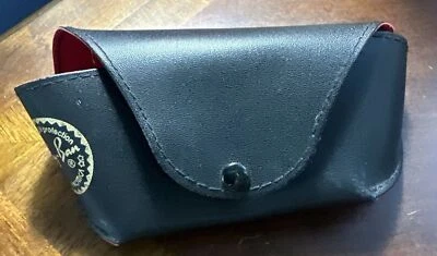 Ray Ban Sunglasses Case Black Case with Red Accents ONLY  READ - Image 1 of 4