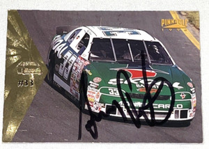 Andy Petree NASCAR CREW CHIEF autographed card #33 SKOAL BANDIT PINNACLE 1996