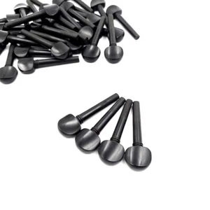 50pcs Ebony Wood Violin Pegs Without Inlays,4/4 Size,Violin String winder - Picture 1 of 3