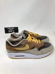 Nike Air Max 1 PRM Duck Pecan Yellow Ochre Men Size 10.5 New DZ0482-200 AM1 DS - Picture 1 of 11