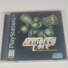 Armored Core Project Phantasma Playstation 1 PS1 Game COMPLETE TESTED WORKING