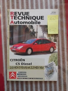 Revue Technique Citroen C5 D 2.0 2.2 HDi 16v X Sx Exclusive Auto Rta C5 Diesel - Picture 1 of 22