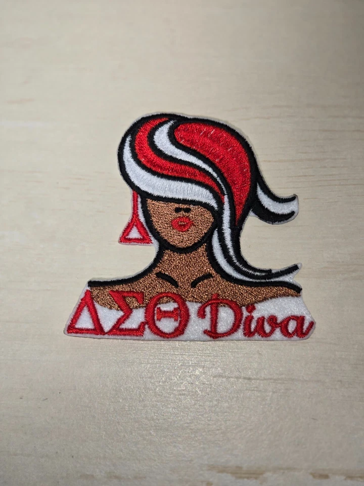 Delta Sigma Theta 3 inch Iron on Applique Patch - Image 1 of 1