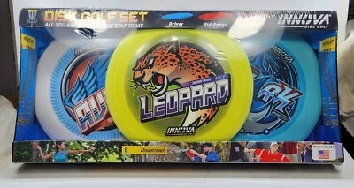 Innova Disc Golf Starter Set Pack of 3, Made In USA, Driver, Mid-Range, Putter - Image 1 of 4