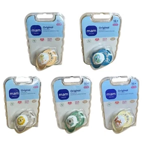 MAM Original Soothers 16m+ Skin Soft Silicone BPA-Free Dummies 5 Styles Choose - Picture 1 of 11