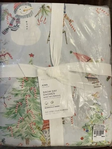 Keramikscheune Schneetag Zwerg König Laken Set Weihnachten Urlaub Winter Schneemann Baum - Bild 1 von 6