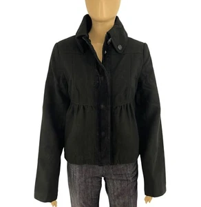 RRP €192 S'NOB Women Black Wool Blend Jacket Coat Size M - Picture 1 of 10