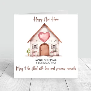 Personalised New Home Card, Congratulations, First Home, Happy New Home,964 - Picture 1 of 3
