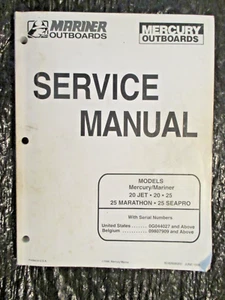 MARINER OUTBOARDS AND MERCURY OUTBOARDS SEERVICE MANUAL. - Picture 1 of 3
