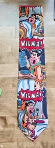 Hanna-Barbera Fred Flintstone "WILMA!" Necktie The Flintstones Cartoon Tie -1993 - Picture 1 of 5