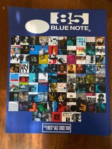 BLUE NOTE 85 RECORDS/YEARS PROMO POSTER - Paul Chambers Jackie McClean LP CD - Picture 1 of 4