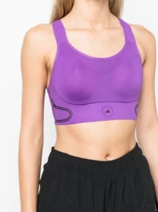 ¡Nuevo! Sujetador deportivo $105 ADIDAS BY STELLA MCCARTNEY TruePace, púrpura; MEDIANO - Imagen 1 de 2