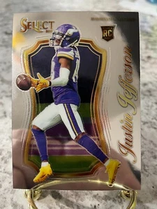2020 Panini Select JUSTIN JEFFERSON Rookie Minnesota Vikings Rc #SCR-9 Mint! - Picture 1 of 2