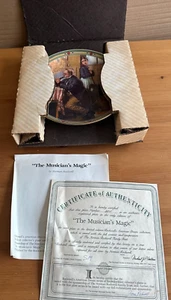 EDWIN KNOWLES CHINA - NORMAN ROCKWELL 'THE MUSICIAN'S MAGIC' 1986 PLATE - Picture 1 of 4