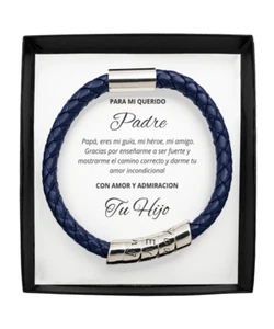 Regalo Hombre Pulsera Regalo de Hijo Para PaPa Vatertagsgeschenk, Dia Del Padre - Bild 1 von 7