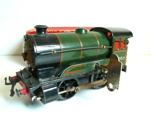 HORNBY ÉCHELLE "O" LOCO N°1 "RÉSERVOIR" 50153 Lg 17cm TÔLE B.É. FONCTIONNE 1930 - Imagen 1 de 7