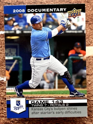 Documental Upper Deck 2008 Billy Butler #4300 Foto 1 de 2