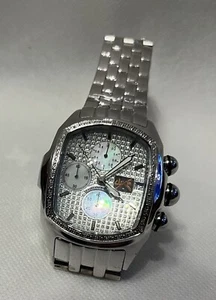 stainless steel diamond watch men LUXE - Picture 1 of 22