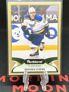 2021-22 Parkhurst BRAYDEN SCHENN Gold Border Parallel #45 St. Louis Blues - Picture 1 of 2